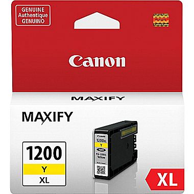 Canon 9198B001 PGI-1200XL OEM Ink Tank, 900 pages, Yellow