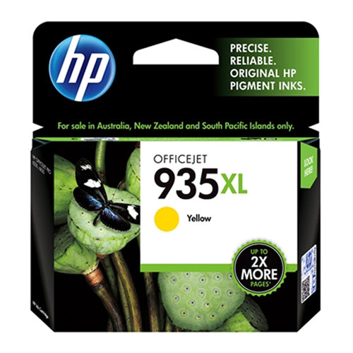 HP 935XL C2P26AN OEM HY Inkjet Cartridge, 825 pages, Yellow