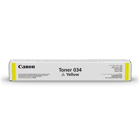 Canon 9451B001 CRG 034 OEM Toner Cartridge, 7300 pages, Yellow