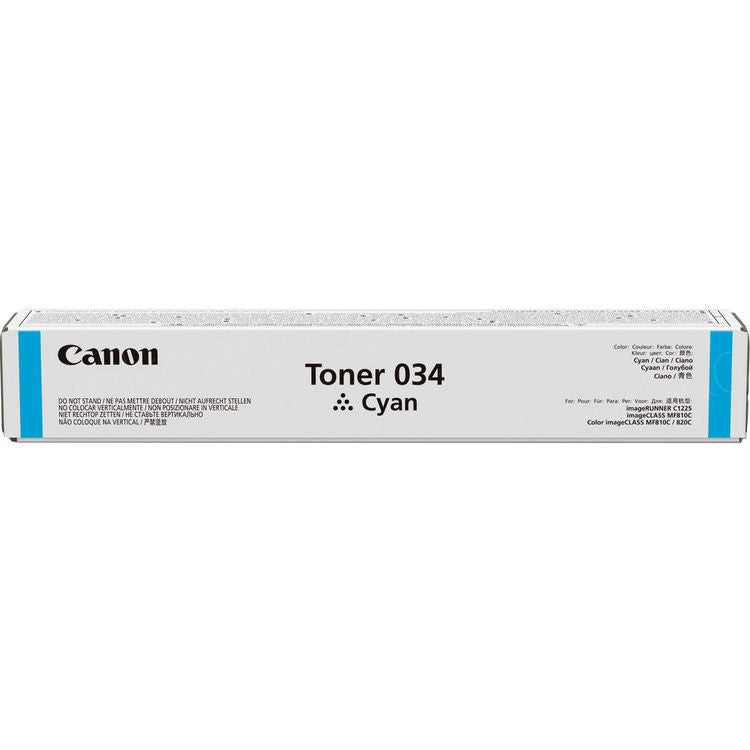 Canon 9453B001 CRG 034 OEM Toner Cartridge, 7300 pages, Cyan
