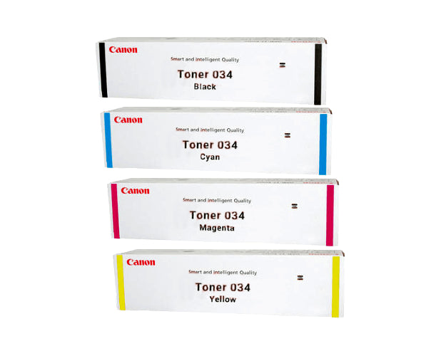 Canon 9454B001 CRG 034 OEM Toner Set, B/C/M/Y