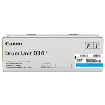 Canon 9457B001 034 OEM Drum Cartridge, 34K pages, Cyan
