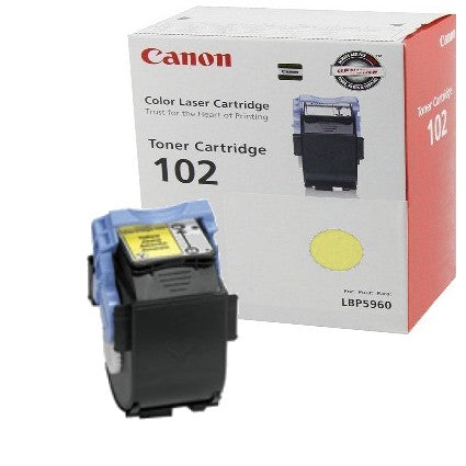 Canon 9642A006AA ( CRG 102Y ) OEM Toner Cartridge, 6K pages, Yellow