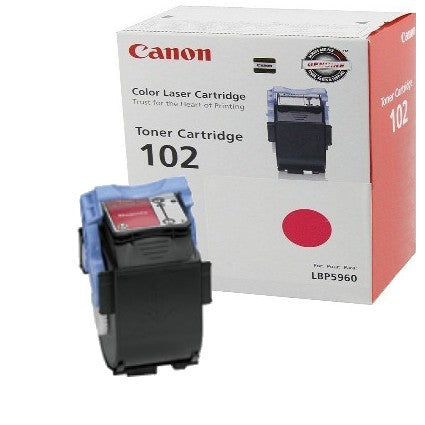 Canon 9643A006AA ( CRG 102M ) OEM Toner Cartridge, 6K pages, Magenta