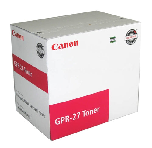 Canon 9643A008AA GPR-27 OEM Toner Cartridge, Box of 2, 6K pages, Magenta