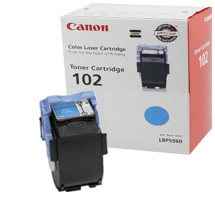 Canon 9644A006AA ( CRG 102C ) OEM Toner Cartridge, 6K pages, Cyan