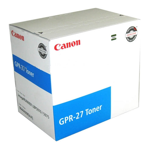 Canon 9644A008AA GPR-27 OEM Toner Cartridge, 6K pages, Cyan