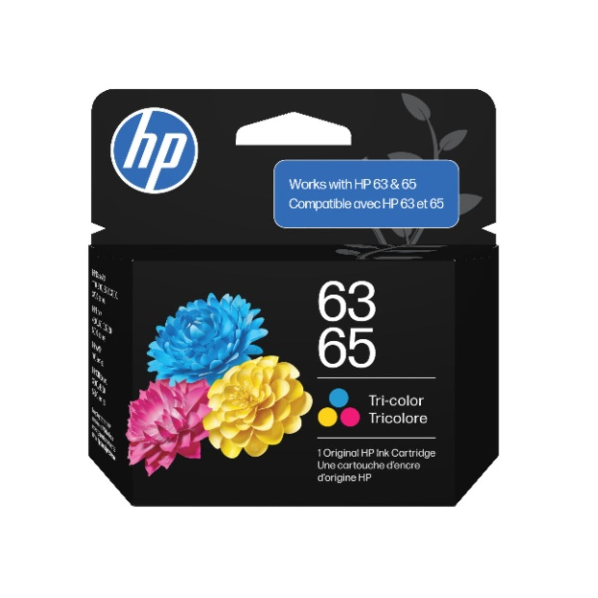 HP 63 / 65 B7RT2AN OEM Ink Cartridge, 100 pages, Tri-Color