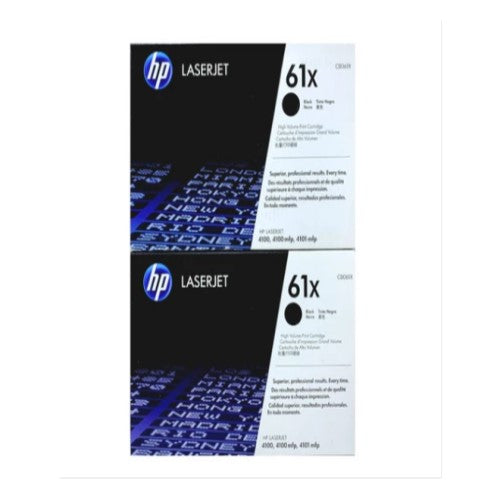 HP C8061X 61X OEM Toner Cartridge, 10K pages, Black