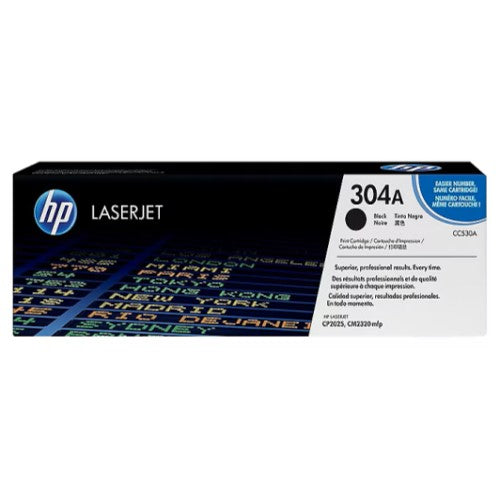 HP 304A CC530A OEM Toner Cartridge, 3500 pages, Black