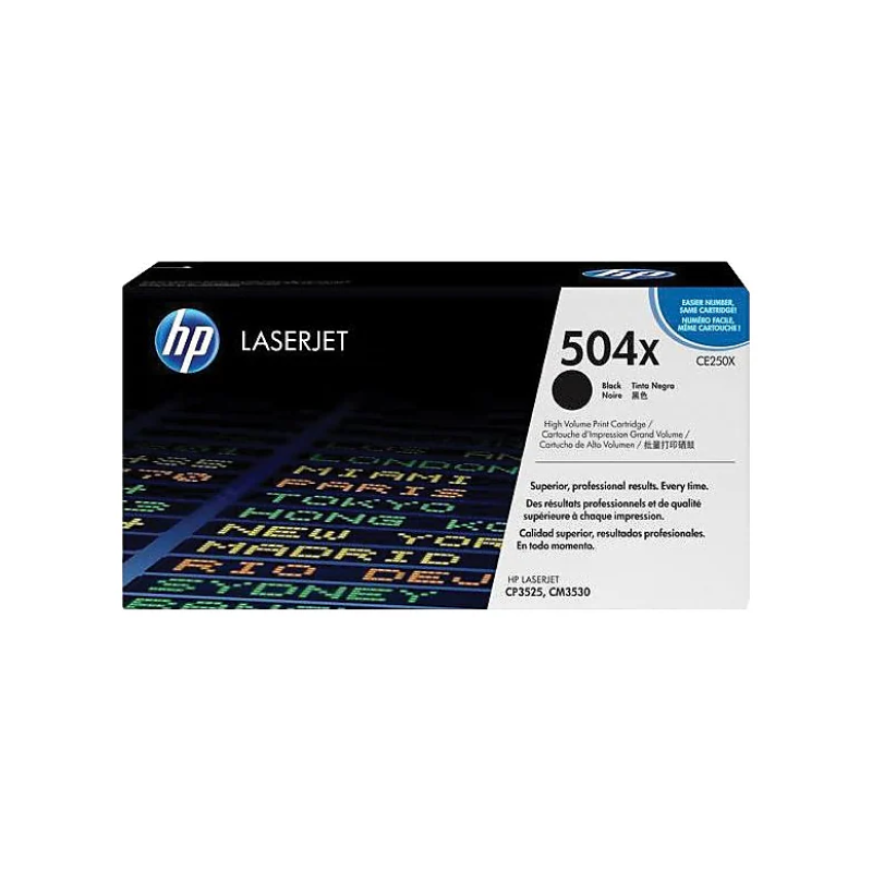 HP CE250X OEM HY Toner Cartridge, 10500 pages, Black