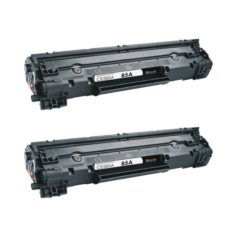 Compatible for HP 85A CE285A Toner Dual Pack, 2 x 1.6K Pages, Black