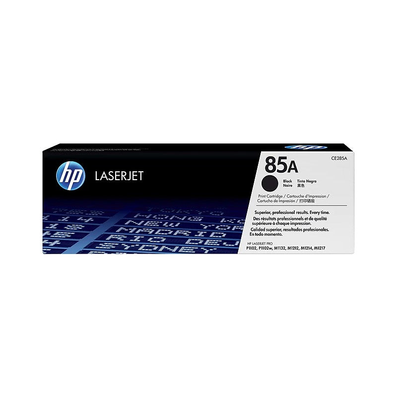 HP CE285A OEM Toner Cartridge, 1600 pages, Black