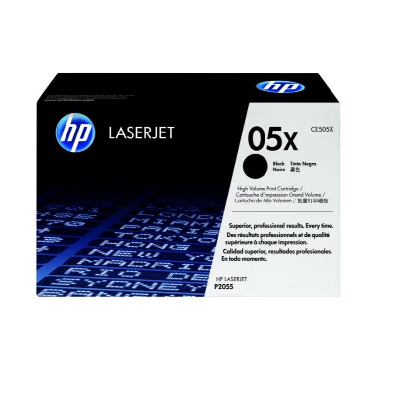 HP 05X CE505X OEM HY Toner Cartridge, 6500 pages, Black