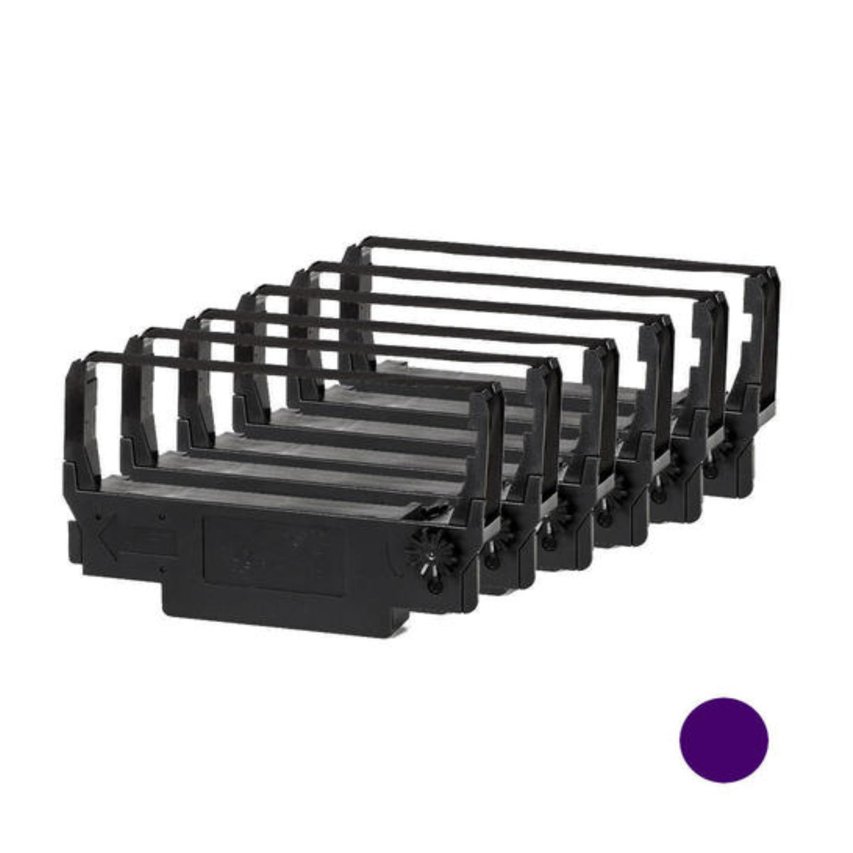 Compatible EPC-30P POS Ribbon, 6pk, Purple