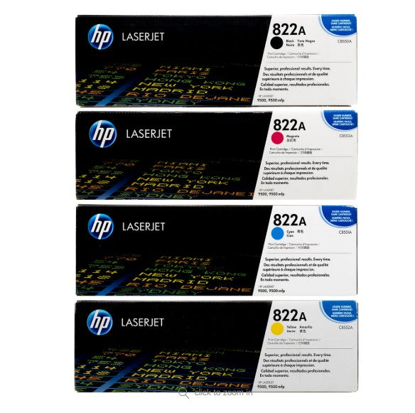 HP C8550A OEM Toner Set, B/C/M/Y
