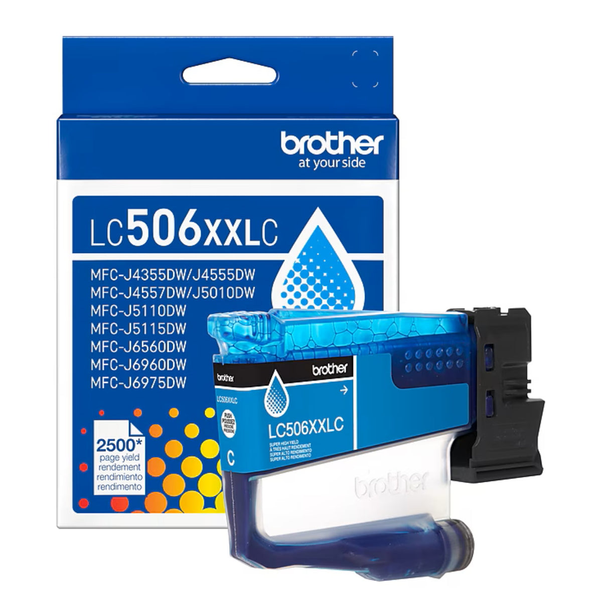 Brother LC506XXLBK Super HY OEM Ink Cartridge, 5K Pages, Black