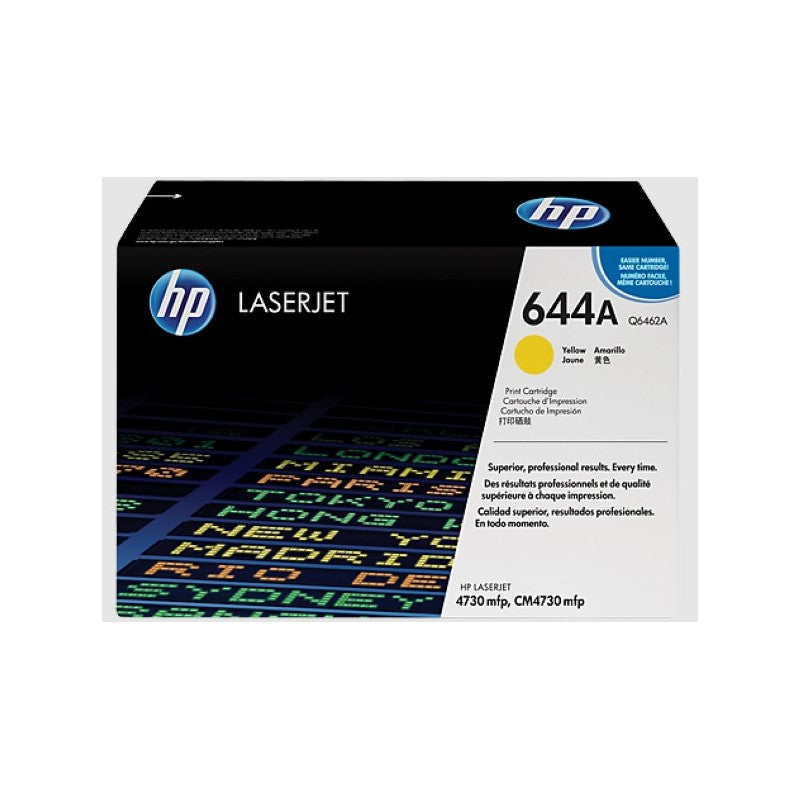 HP Q6462A OEM Toner Cartridge, 12K pages, Yellow