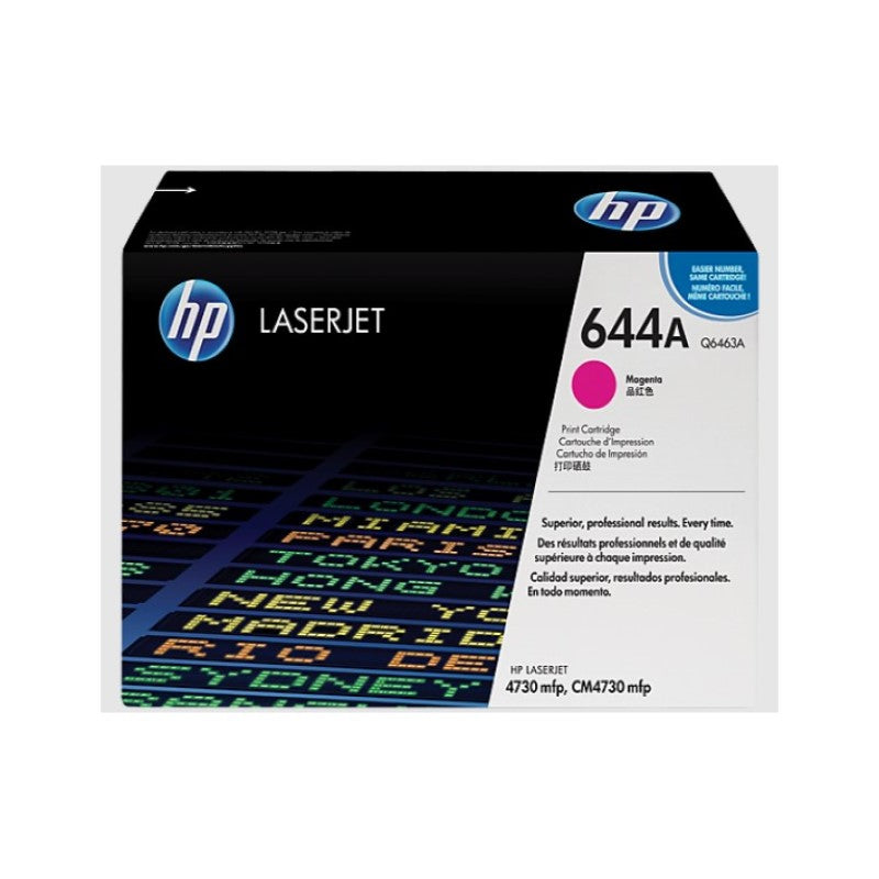 HP Q6463A OEM Toner Cartridge, 12K pages, Magenta