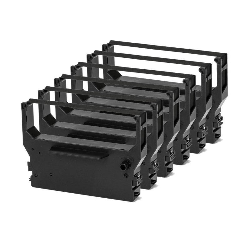 Compatible for RC-300B POS Ribbon, 6 Pack, Black