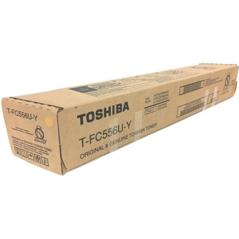 Toshiba T-FC556U-Y OEM Toner Cartridge, 39,200 pages, Yellow