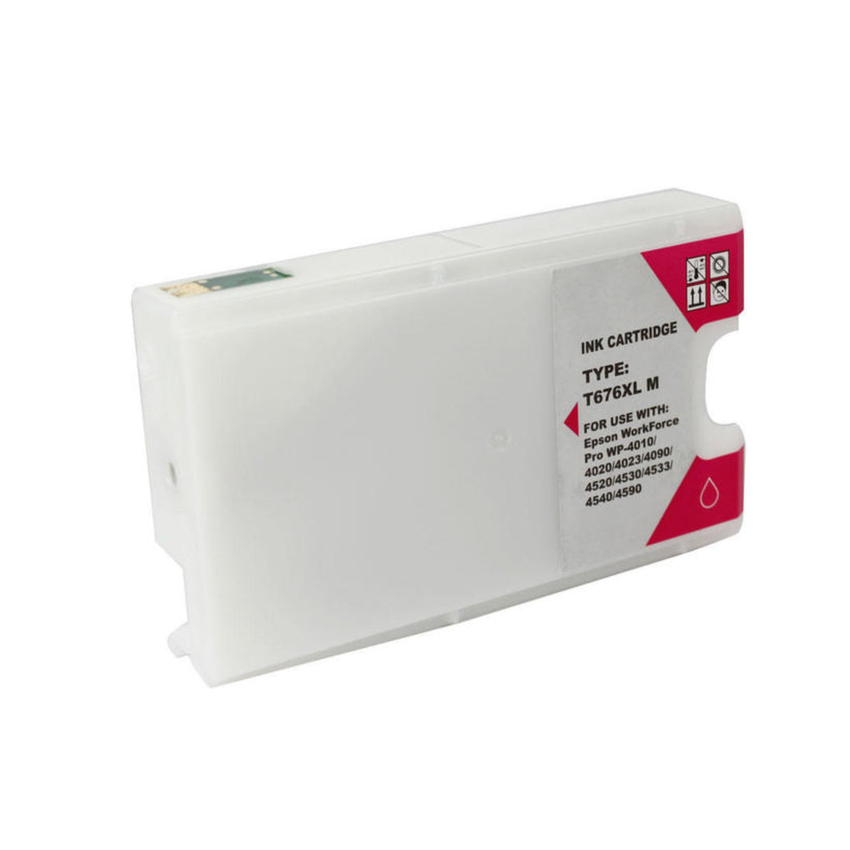 Compatible for 676XL T676XL320 HY Inkjet Cartridge, 1.2K Pages, Magenta