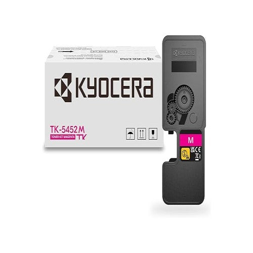 Kyocera TK-5452M 1T0C0DBUS0 OEM Toner Cartridge, 3.2K Pages, Magenta