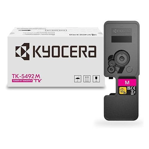 Kyocera TK-5492M 1T0C22BUS1 OEM HY Toner Cartridge, 2.4K Pages, Magenta