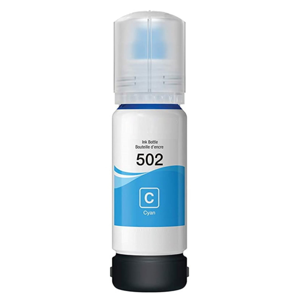 Compatible for 502 T502220 Ink Bottle, 6K Pages, Cyan