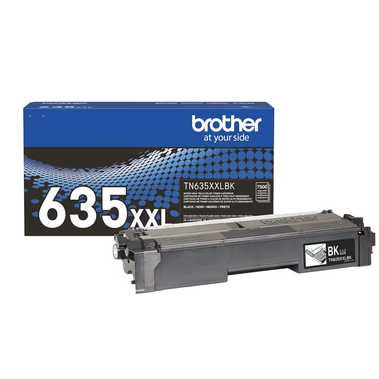 Brother TN635XXLC OEM Super HY Toner Cartridge, 6.5K Pages, Cyan