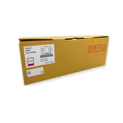 Printronix U46861302 OEM Toner Cartridge, 10K Pages, Magenta