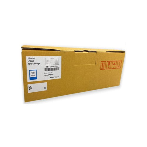 Printronix U46861303 OEM Toner Cartridge, 10K Pages, Cyan