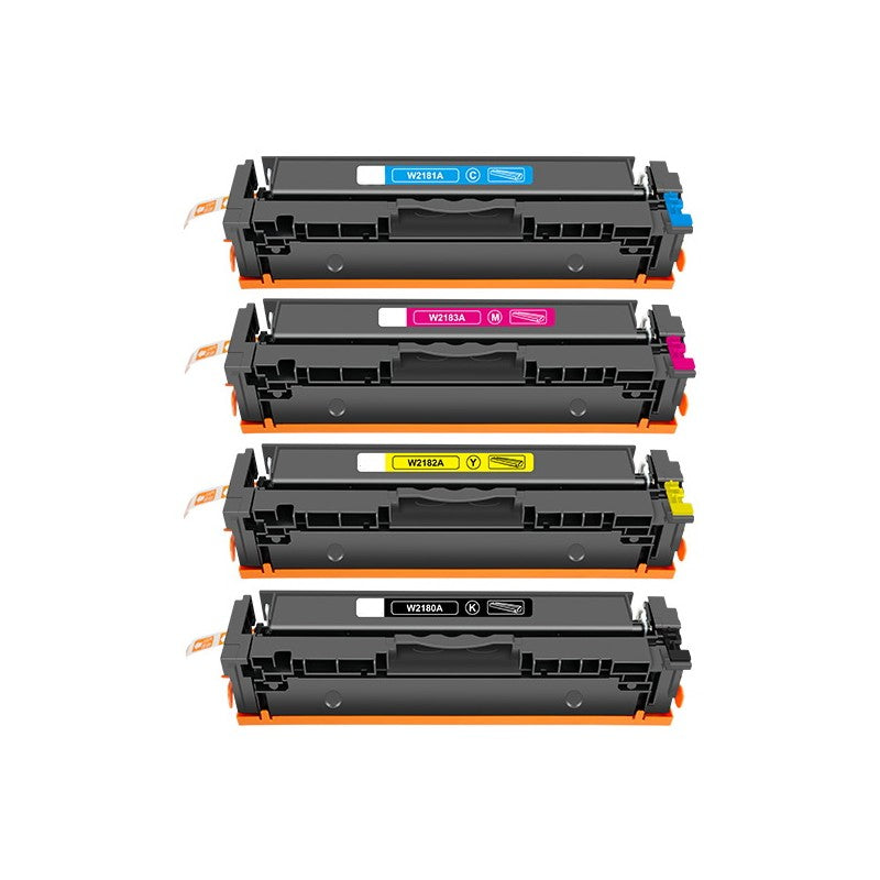 Compatible for HP 218A W2180A Toner Set, B/C/M/Y