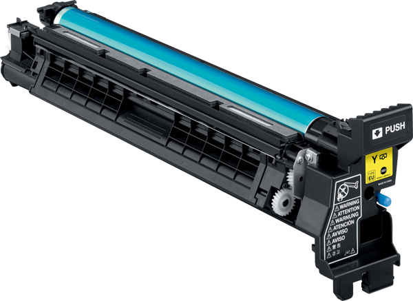 Konica Minolta A0DE05F OEM Imaging Unit, 45K pages, Yellow