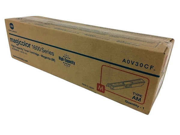 Konica Minolta A0V30CF OEM HY Toner Cartridge, 2500 pages, Magenta