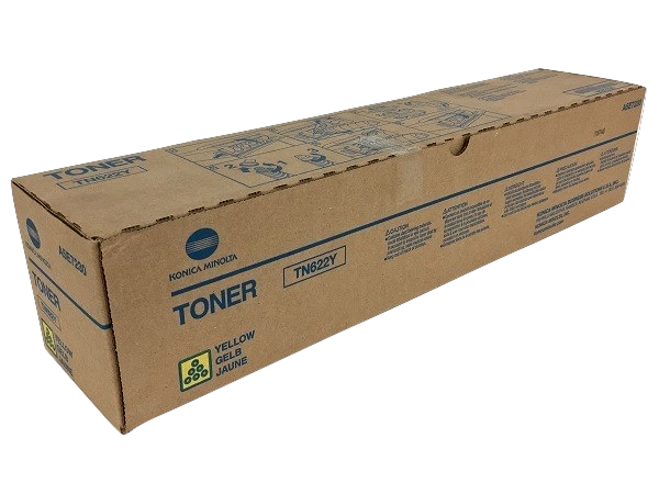 Konica Minolta A5E7230 TN622Y Toner Cartridge, 95K Pages, Yellow