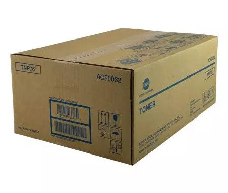 Konica Minolta ACF0032 TNP76 OEM Toner Cartridge, 12k pages, Black