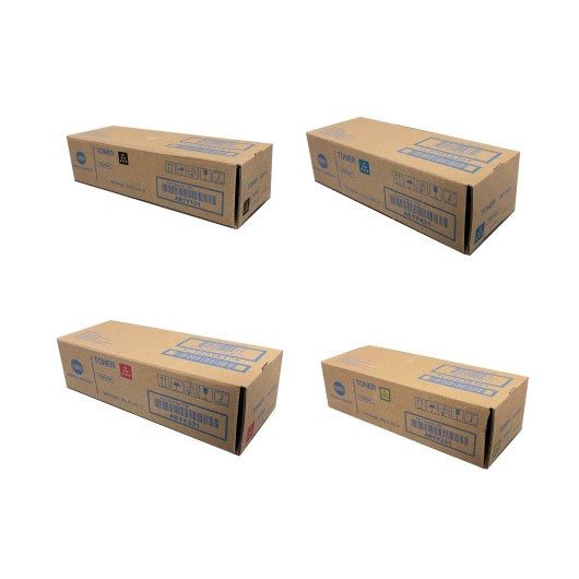 Konica Minolta TNP93 OEM Toner Set, B/C/M/Y