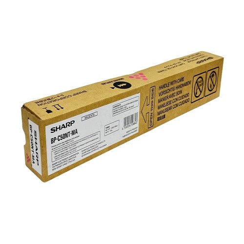 Sharp BP-C50NT-MA OEM Toner Cartridge, 8K Pages, Magenta