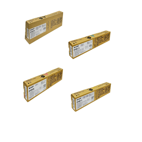 Sharp BP-C50NT OEM Toner Set, B/C/M/Y