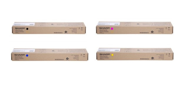 Sharp BP-NT70 OEM Toner Set, B/M/C/Y