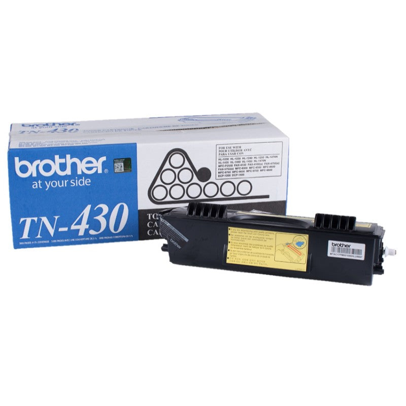 Brother TN430 OEM Toner Cartridge, 3K pages, Black