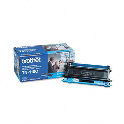 Brother TN-110C OEM Toner Cartridge, 1500 pages, Cyan