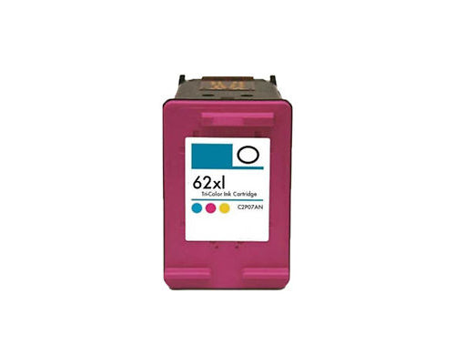 Compatible for HP 62XL C2P07AN HY Ink Cartridge, 600 pages, Tri-Color