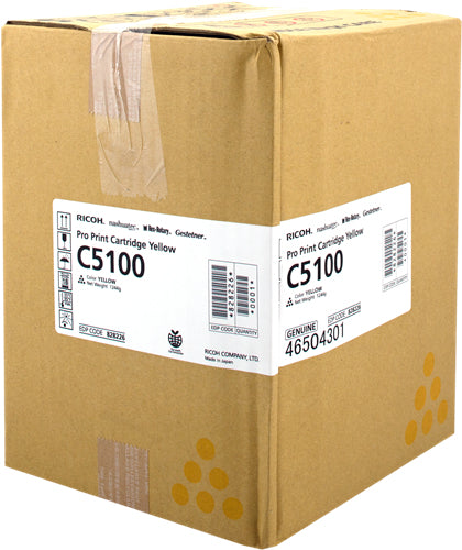 Lanier 828351 ( 828222 ) OEM Toner Cartridge, 30K pages, Yellow