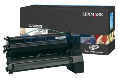 Lexmark C7702KS OEM Toner Cartridge, 6K pages, Black