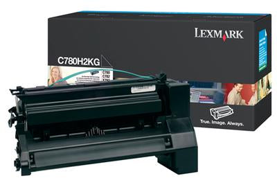 Lexmark C780H2KG OEM HY Toner Cartridge, 10,000 pages, Black