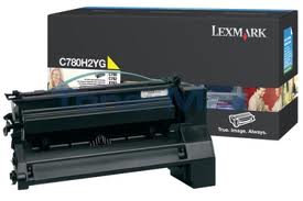 Lexmark C780H2YG OEM HY Toner Cartridge, 10,000 pages, Yellow