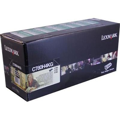 Lexmark C780H4KG OEM HY Toner Cartridge, 10,000 pages, Black