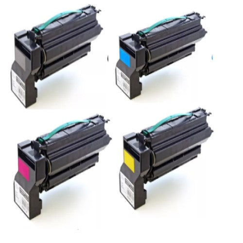 Compatible for C782X1 Extra HY Toner Set, B/C/M/Y